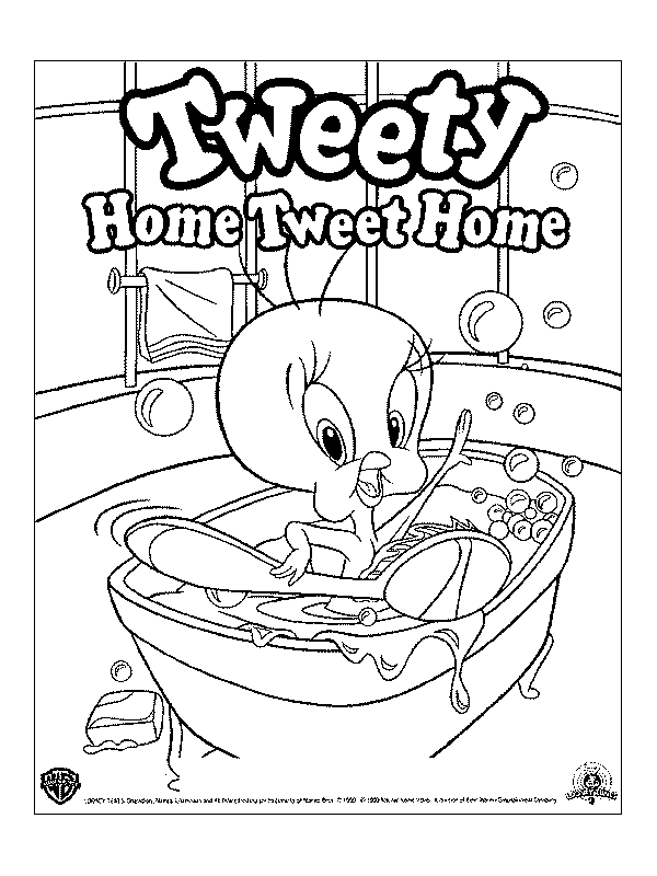 Tweety Bird Coloring Pages -